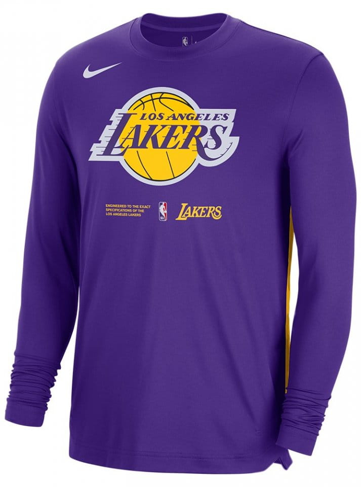 Tricou cu maneca lunga Nike Dri-FIT NBA Los Angeles Lakers
