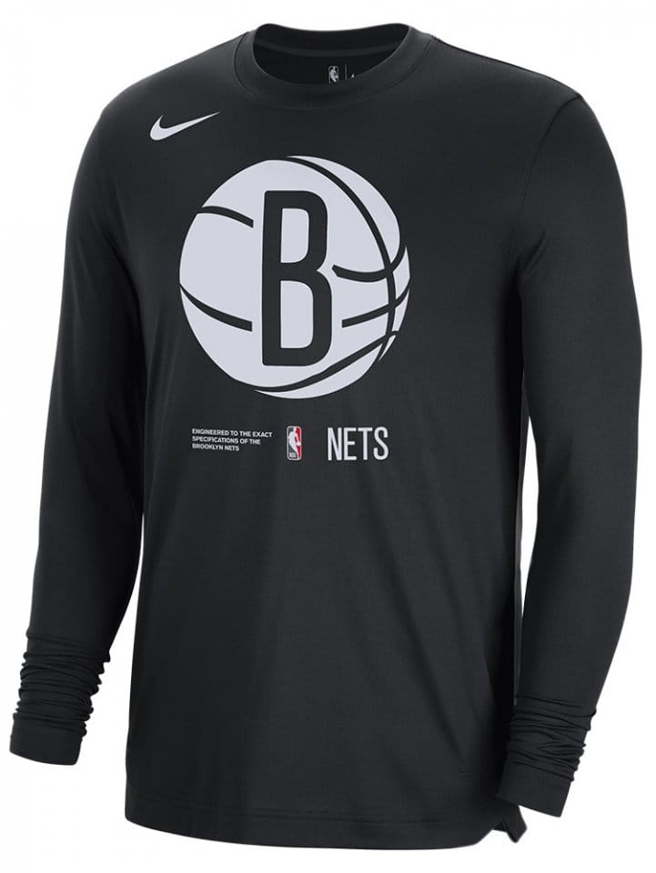 Tricou cu maneca lunga Nike BROOKLYN NETS MEN'S DRI-FIT NBA LONG-SLEEVE TOP