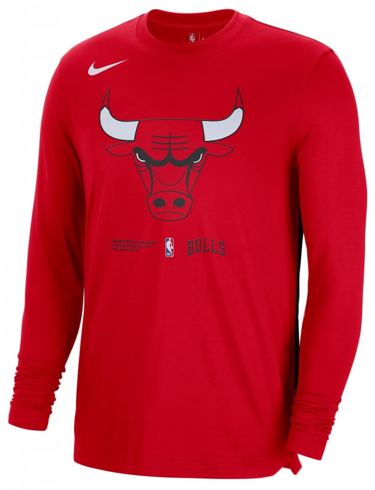 Tricou cu maneca lunga Nike Dri-FIT NBA Chicago Bulls