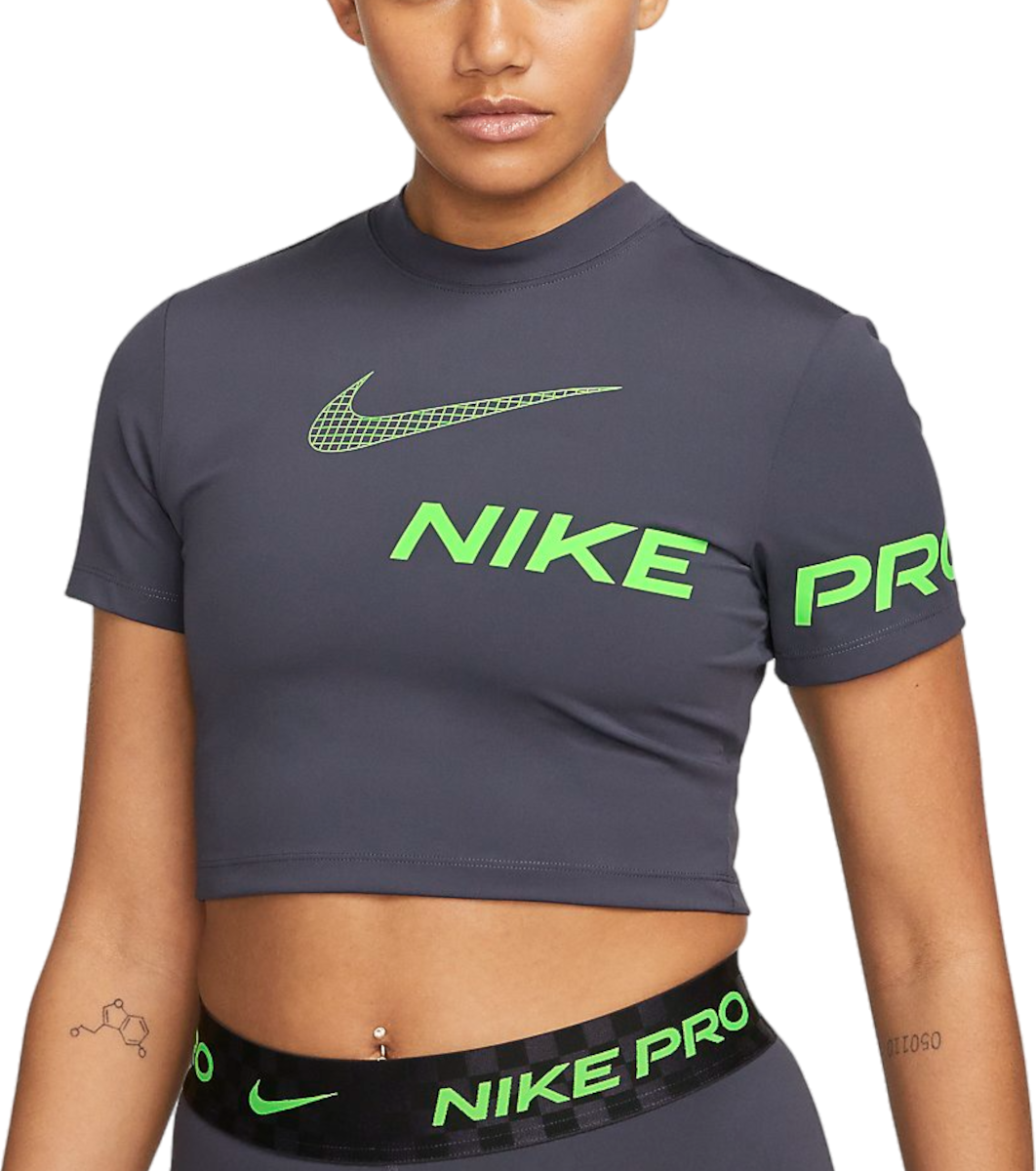 Tricou Nike W NP DF GRX SS CROP TOP