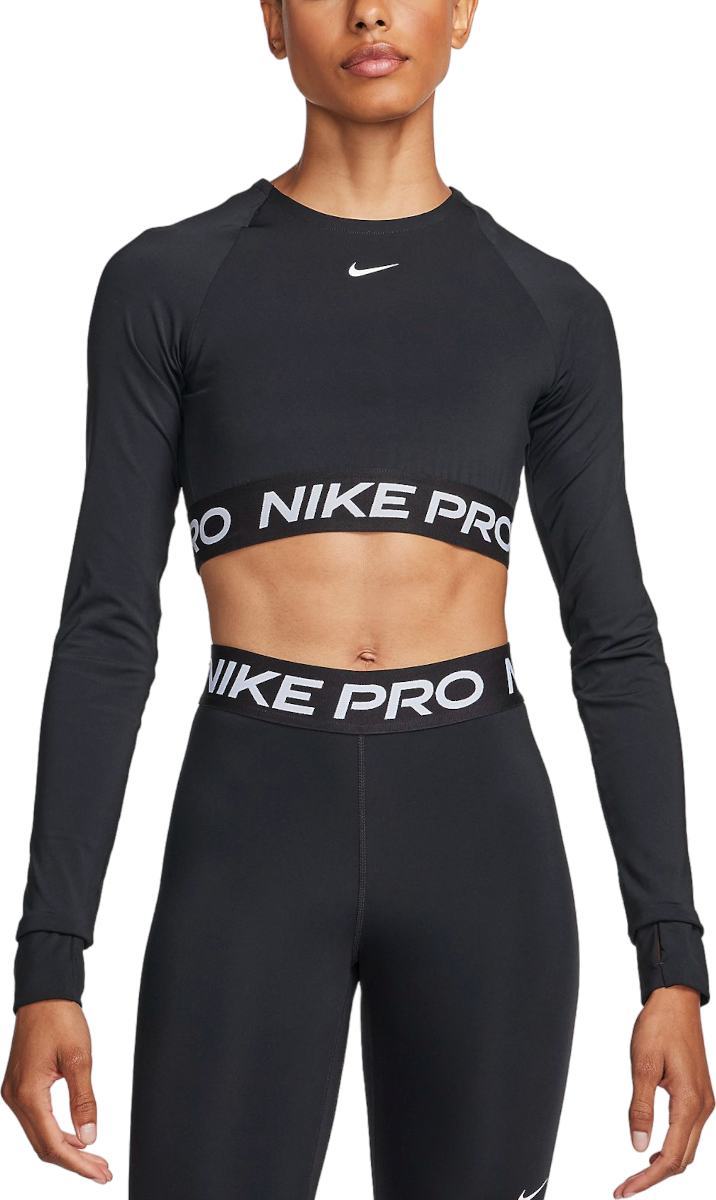 Tricou cu maneca lunga Nike PRO DF 365 CROP LS